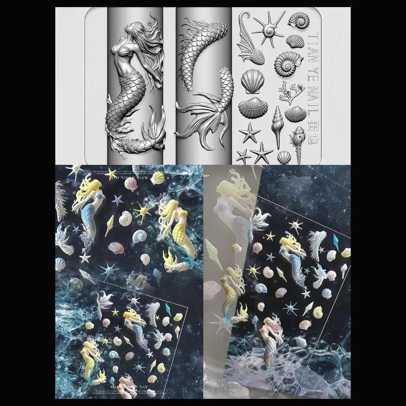 Resin Art Templates Free - Molde de Silicone Macio 3D para