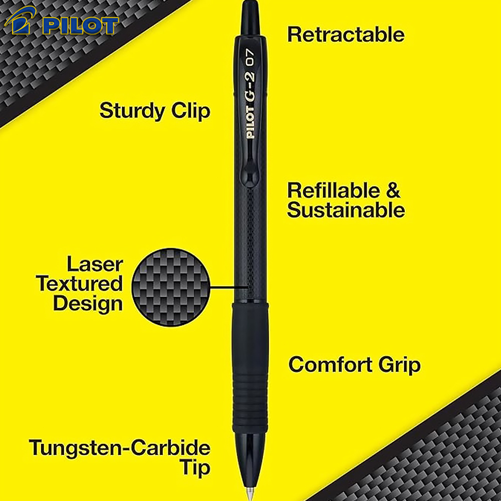 Novo Japão piloto gel caneta g - Pilot Pen G2 avaliação e preço