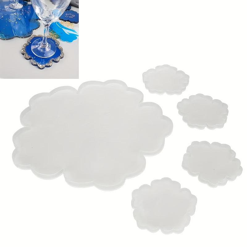 5 peças de Molde de Silicone p - Resin Art Mould avaliação e preço