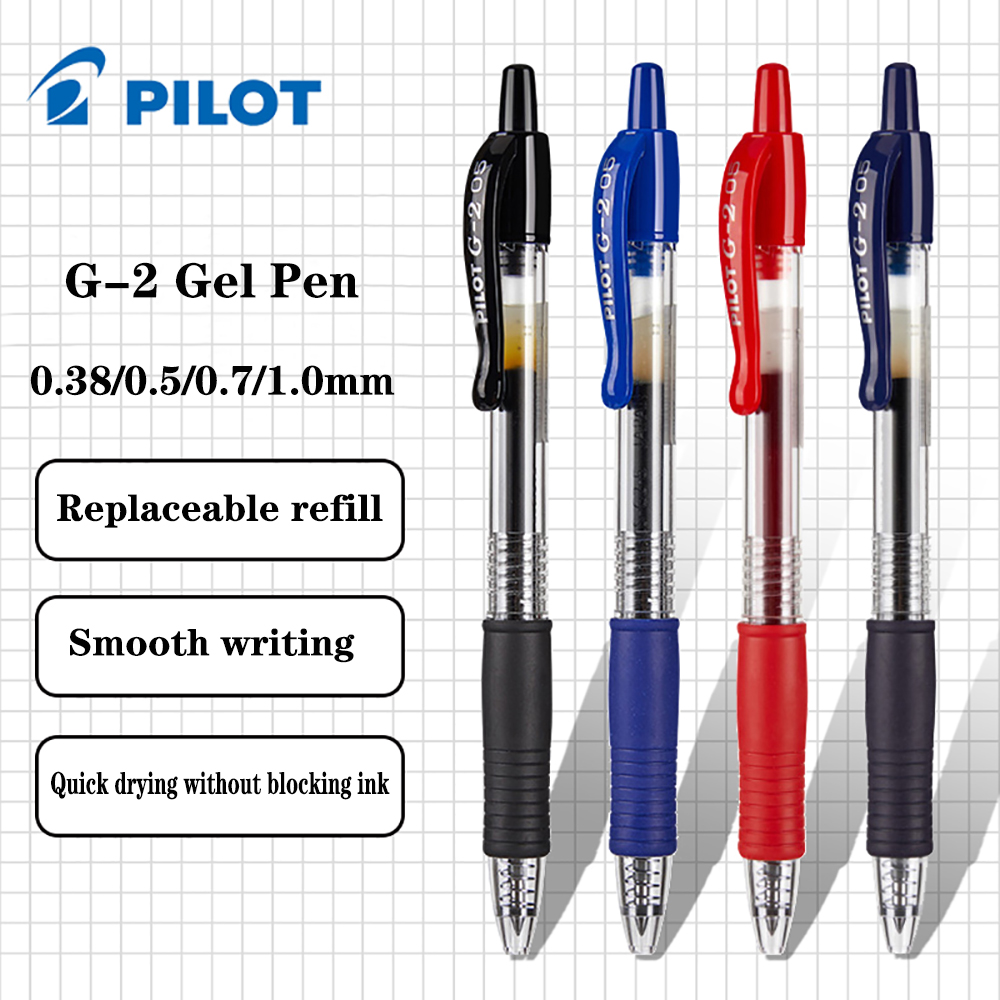 1pc japão piloto gel caneta BL - Pilot Pen G2 avaliação e preço