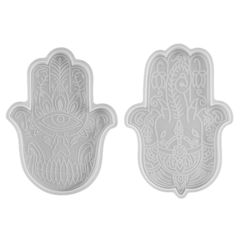 1 pçs diy coaster mão de fátim - Resin Art Mould avaliação e preço
