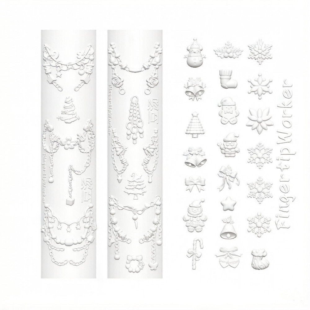 Molde de Silicone 3D de Natal  - Resin Art Templates Free avaliação e preço