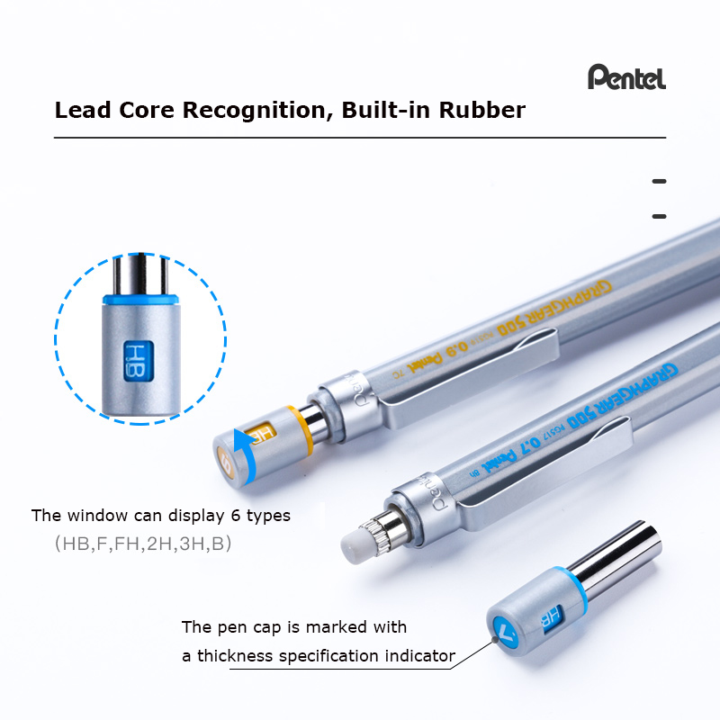 Pentel GraphGear 500 Lápis de  - Pentel Pen Graphgear avaliação e preço