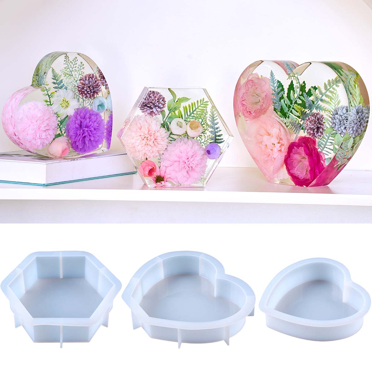 Molde de Silicone para Artesan - Resin Art Mould avaliação e preço