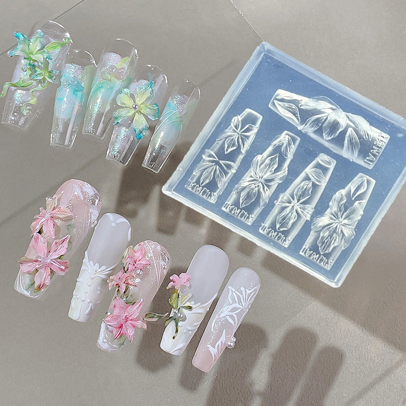 Molde de flores 3d para unhas, - Resin Art Templates Free avaliação e preço