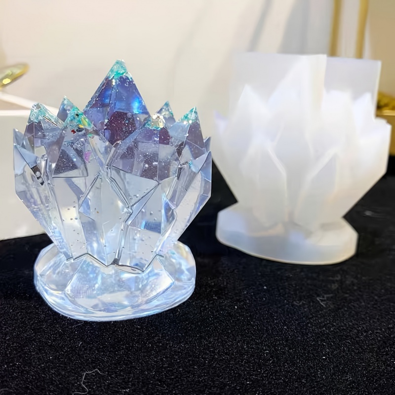 1pccristal cluster decorativo  - Resin Art Mould avaliação e preço