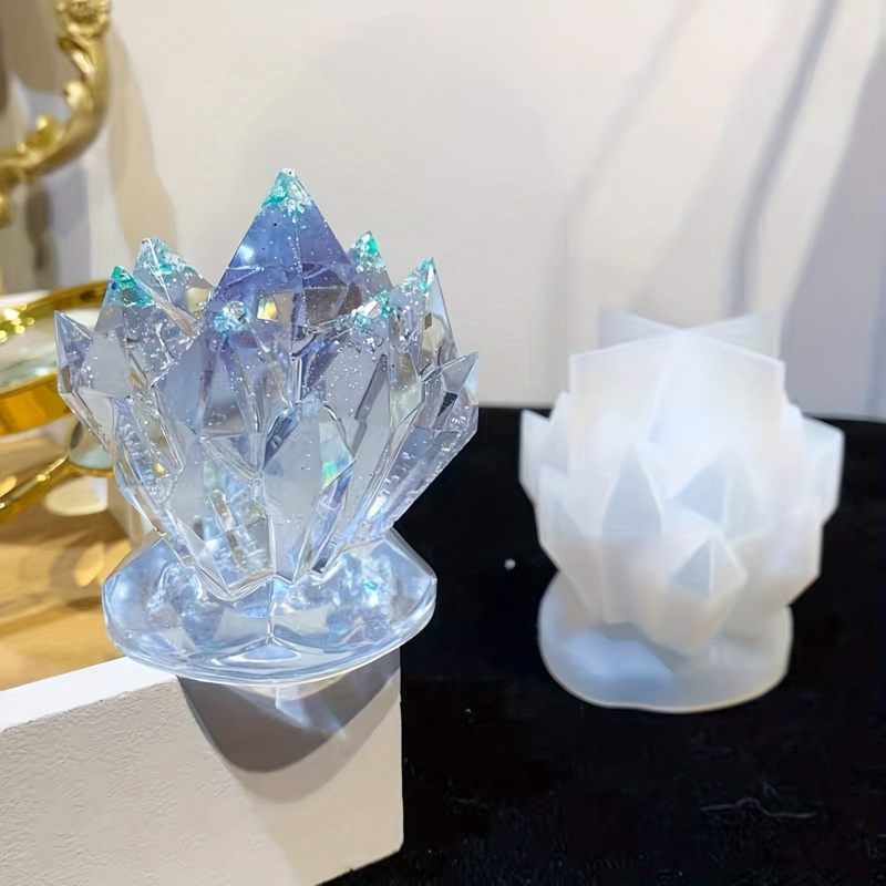 1pccristal cluster decorativo  - Resin Art Mould avaliação e preço