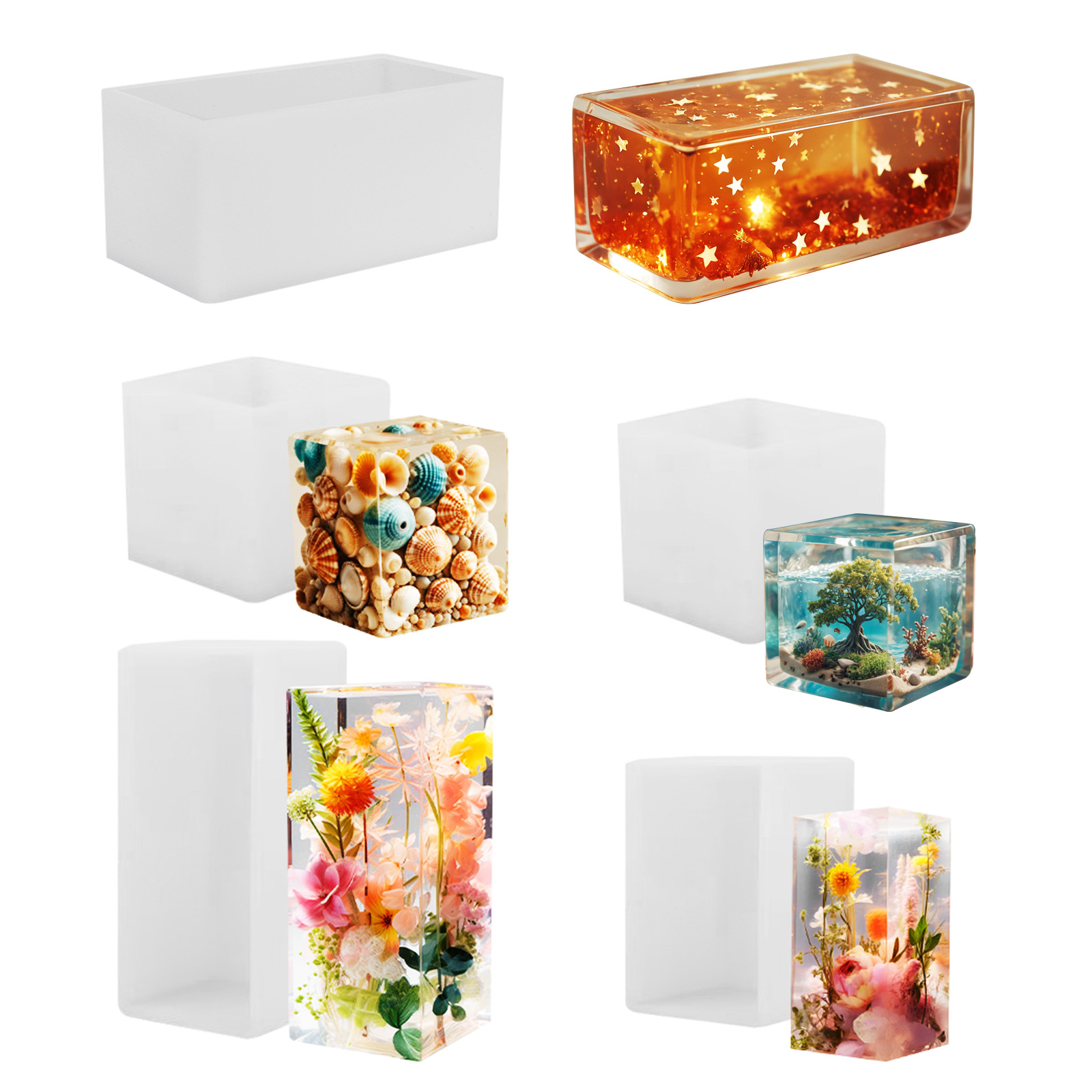 Molde de Silicone para Fundiçã - Resin Art Mould avaliação e preço