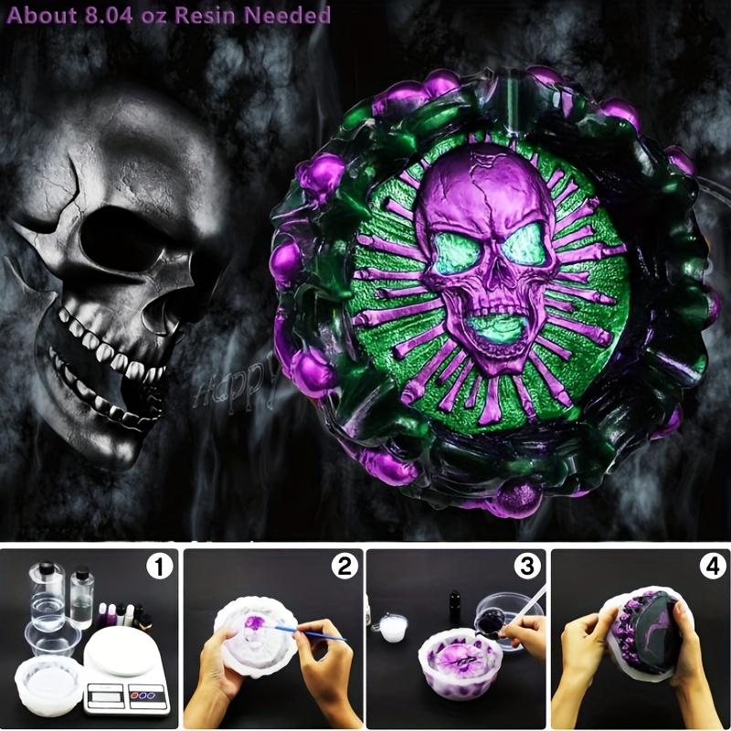 Molde de cinzeiro, molde de re - Resin Art Mould avaliação e preço