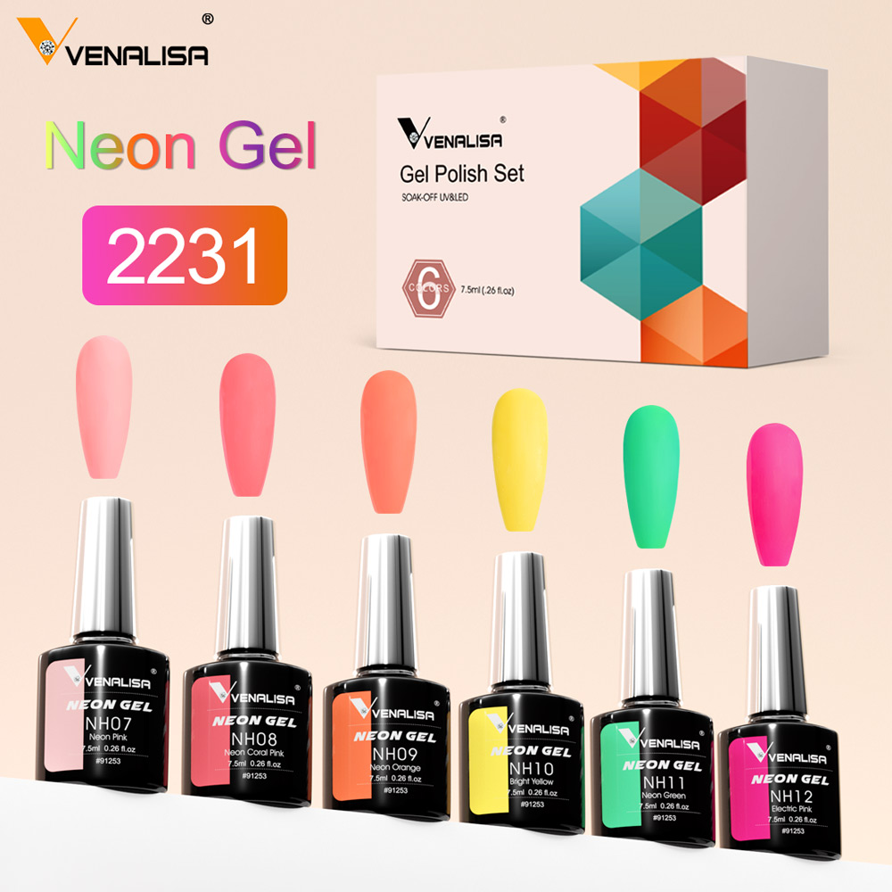 Kit de Esmalte em Gel Neon VEN - Resin Art Training avaliação e preço