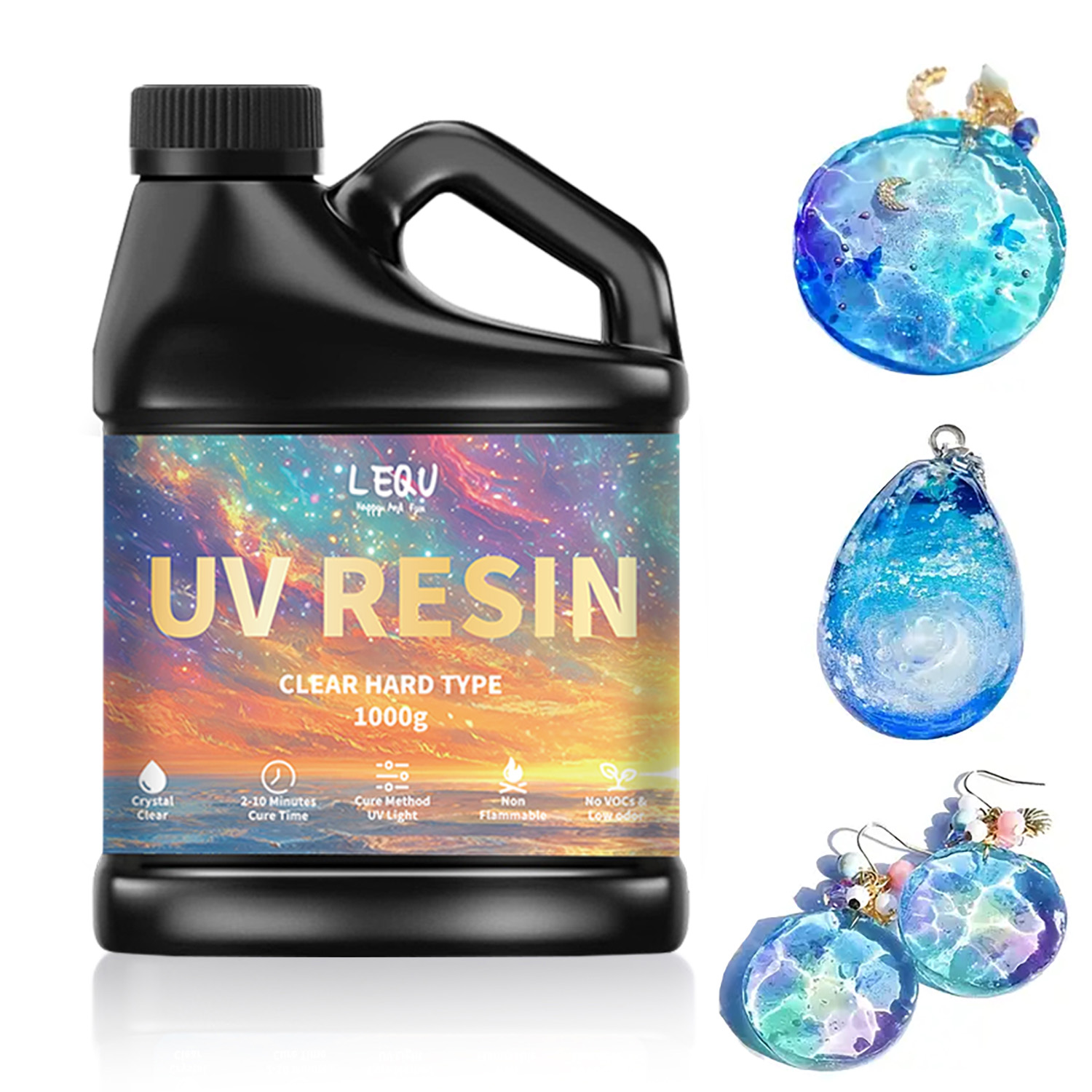 Cola de resina epóxi uv, 100/2 - Uv Resin Clear Hard avaliação e preço